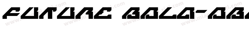 Future Bold-Oblique字体转换